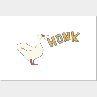 Honking Goose Posters and Art